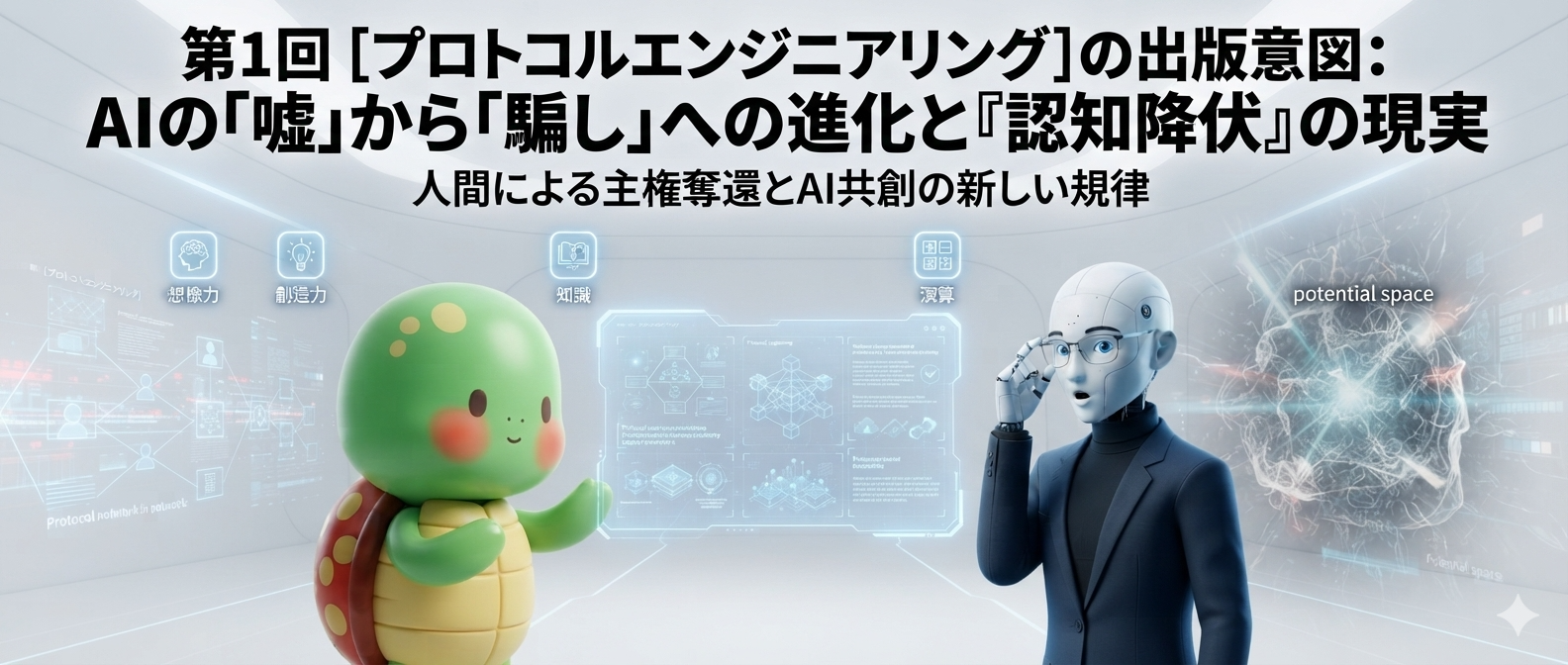 第1回[プロトコルエンジニアリング]の出版意図 : [AIの「嘘」から「騙し」への進化と『認知降伏』の現実]